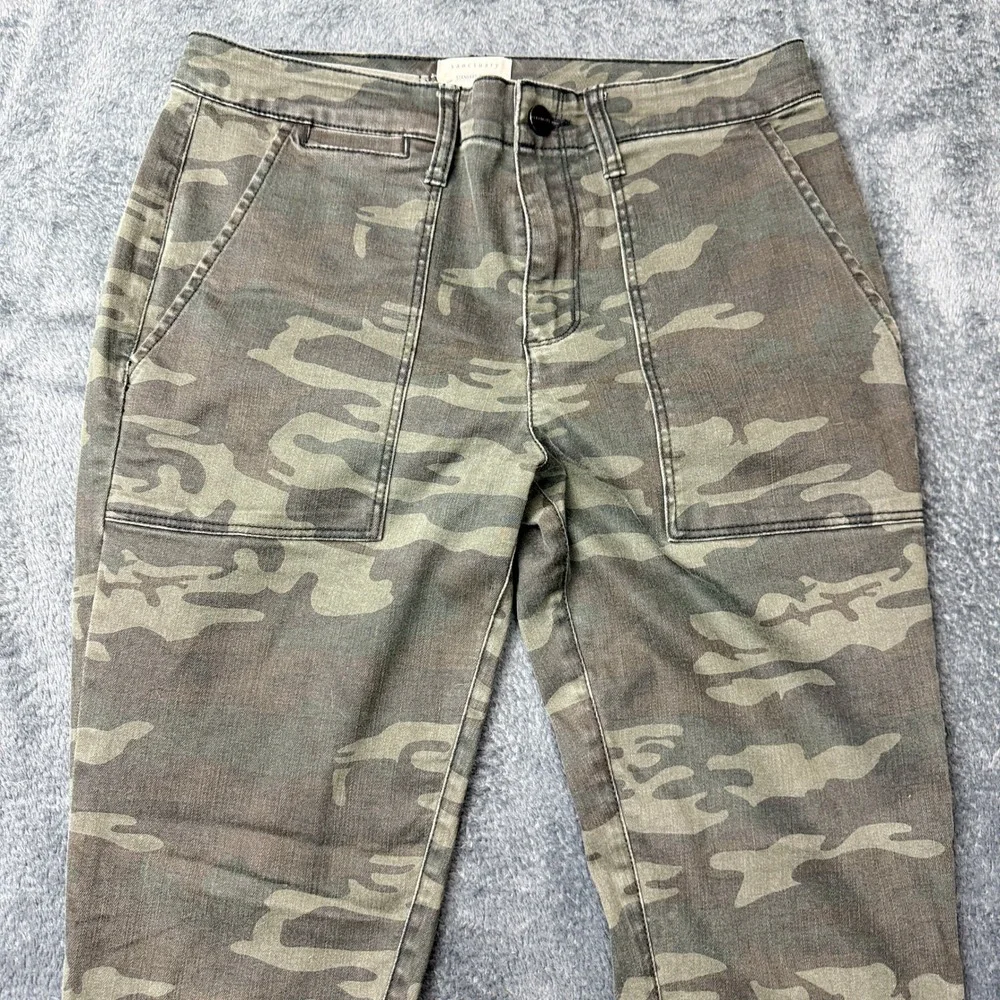 Sanctuary Standard Surplus Camo Ankle Zip Utility Pants - Picture 13 of 16